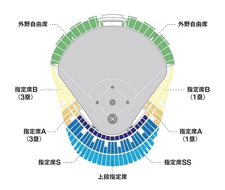 6/22 良席！ 巨人vsソフトバンク 2階中央 5列 ペア 祝!連敗脱出!良席! 前通路 2枚 ペア 6月22日 ヤクルト vs